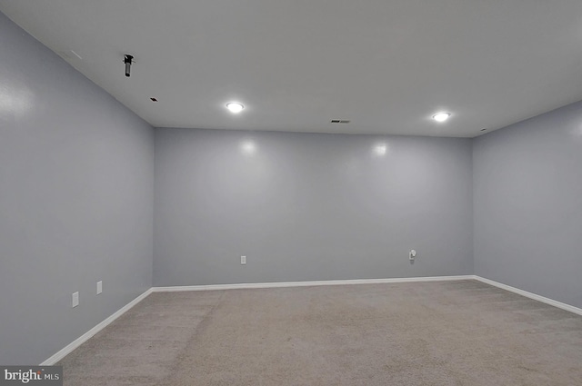 121 Sweetbriar Ln, Winchester, VA 22603 - unfurnished room featuring light carpet and recessed lighting