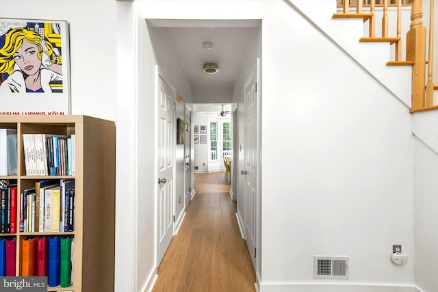 9 Hedgecroft Dr, Pennington, NJ 08534 - corridor featuring wood finished floors
