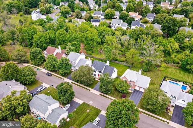 9 Hedgecroft Dr, Pennington, NJ 08534 - aerial perspective of suburban area