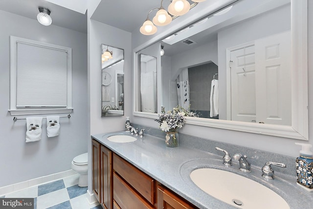 11166 Deuaughn Ct, Fairfax Station, VA 22039 - full bath with double vanity and toilet
