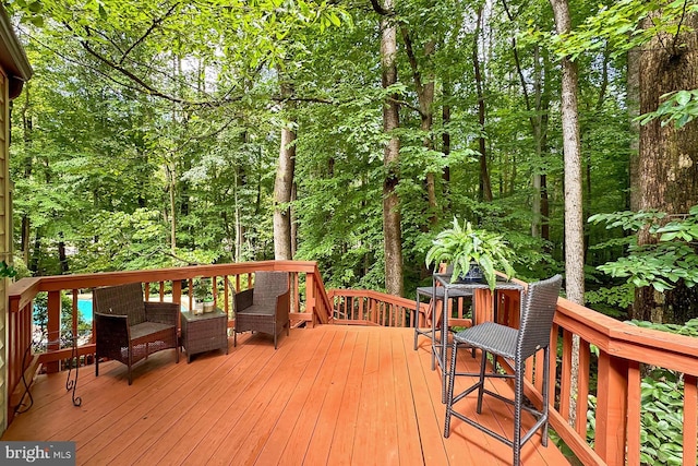 11166 Deuaughn Ct, Fairfax Station, VA 22039 - view of wooden terrace