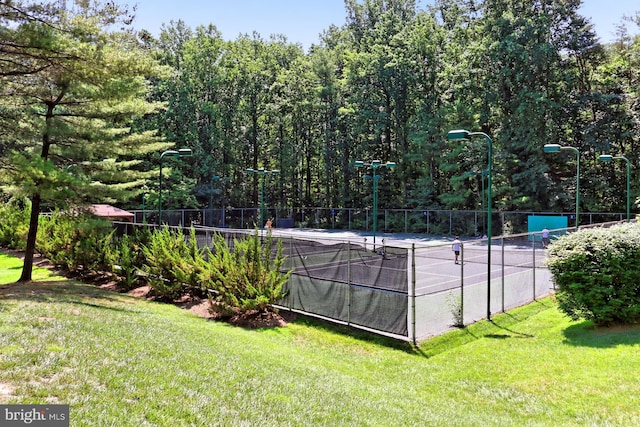 11166 Deuaughn Ct, Fairfax Station, VA 22039 - view of tennis court