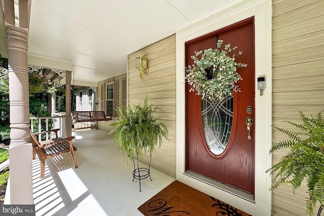 11166 Deuaughn Ct, Fairfax Station, VA 22039 - doorway to property with covered porch