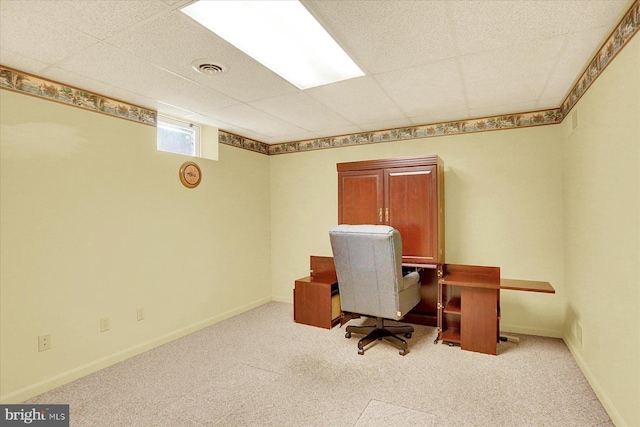 22 Piston Ct, Stewartstown, PA 17363 - carpeted home office featuring baseboards