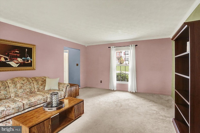 22 Piston Ct, Stewartstown, PA 17363 - living room featuring carpet floors and crown molding