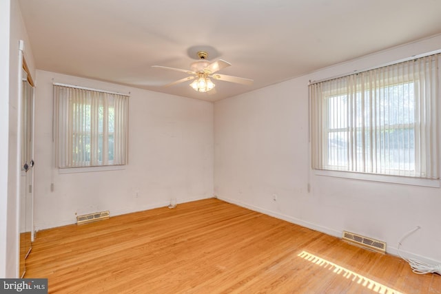 601 King George Rd, Cherry Hill, NJ 08034 - spare room with wood finished floors, healthy amount of natural light, and ceiling fan