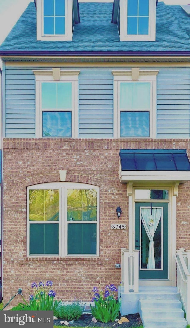 3745 Cedar Mountain Way, Hanover, MD 21076 - view of front of house featuring brick siding and roof with shingles