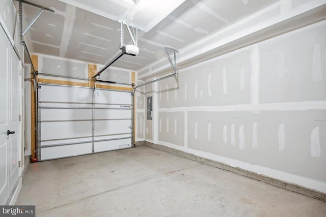 3745 Cedar Mountain Way, Hanover, MD 21076 - garage with a garage door opener and electric panel