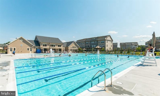 3745 Cedar Mountain Way, Hanover, MD 21076 - community pool featuring a residential view