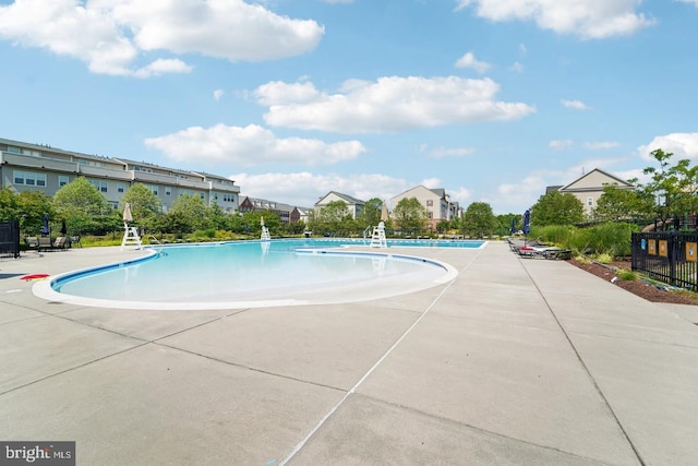 3745 Cedar Mountain Way, Hanover, MD 21076 - community pool featuring a residential view