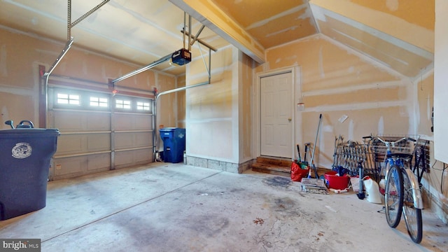 47 Buck Rd, Mays Landing, NJ 08330 - garage featuring a garage door opener