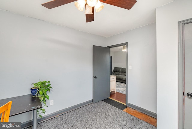 5200 Daybreak Ct, Baltimore, MD 21206 - office with a ceiling fan