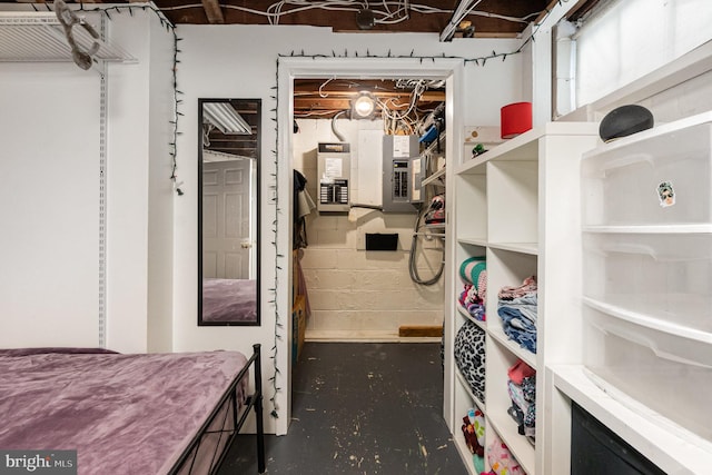 5200 Daybreak Ct, Baltimore, MD 21206 - unfinished below grade area with electric panel
