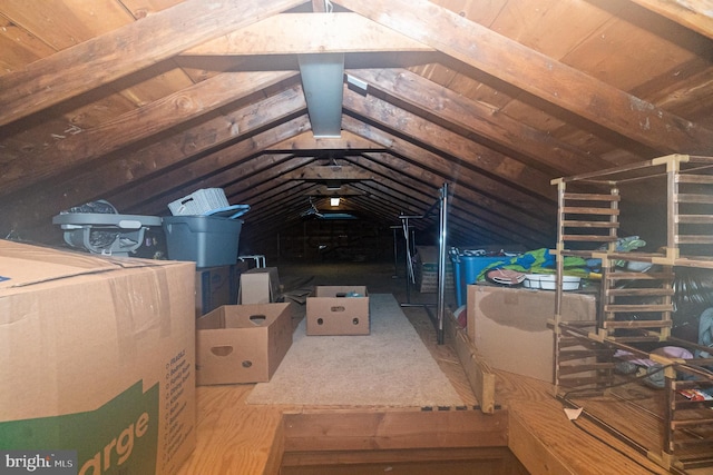 5200 Daybreak Ct, Baltimore, MD 21206 - view of unfinished attic