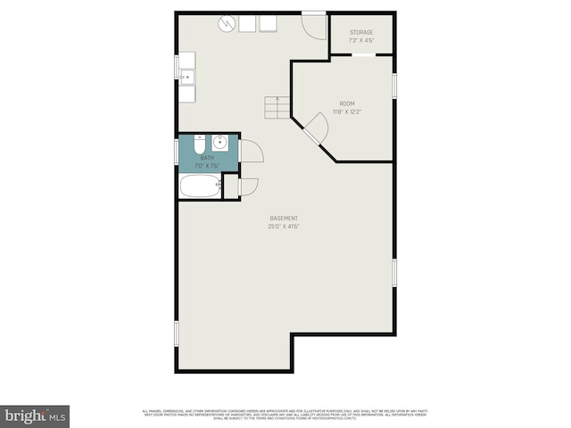 5200 Daybreak Ct, Baltimore, MD 21206 - view of room layout
