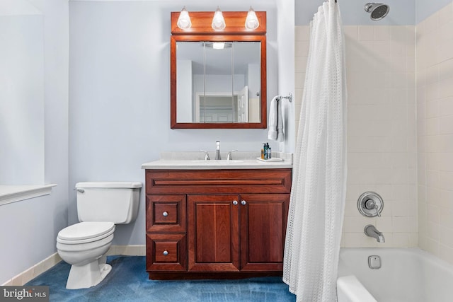 544 N Wayne Ave, Wayne, PA 19087 - bathroom with shower / bath combo with shower curtain and vanity