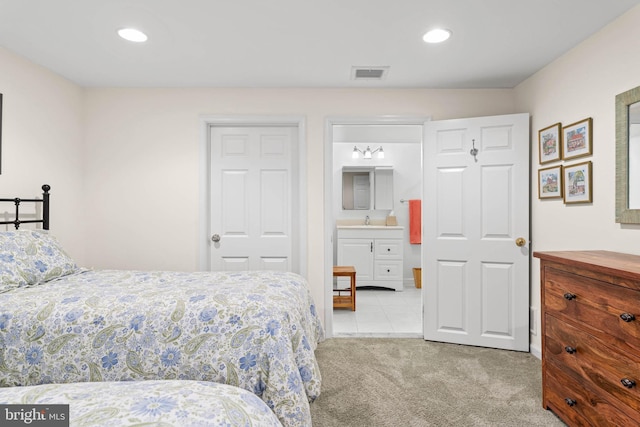 544 N Wayne Ave, Wayne, PA 19087 - carpeted bedroom featuring tile patterned flooring and recessed lighting