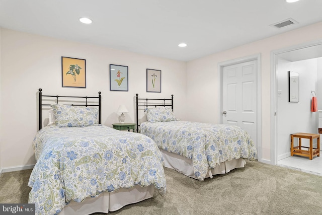 544 N Wayne Ave, Wayne, PA 19087 - carpeted bedroom with recessed lighting and baseboards