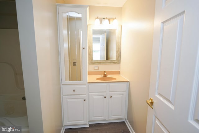 612 S Division St, Fruitland, MD 21826 - bathroom with vanity