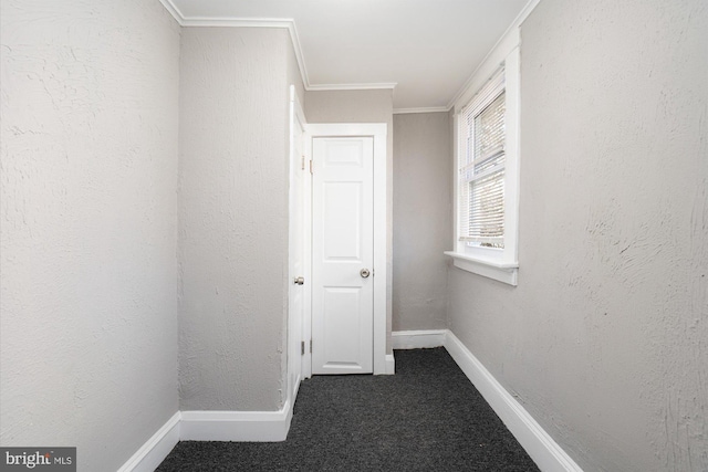 5248 Cordelia Ave, Baltimore, MD 21215 - hall featuring carpet and crown molding