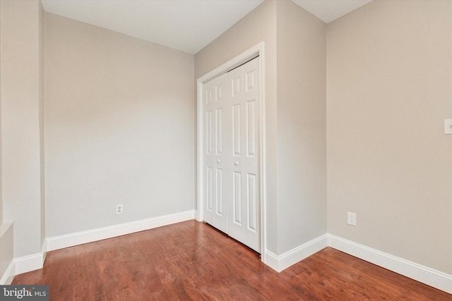 252 N 3rd St, North Wales, PA 19454 - unfurnished bedroom with wood finished floors and a closet