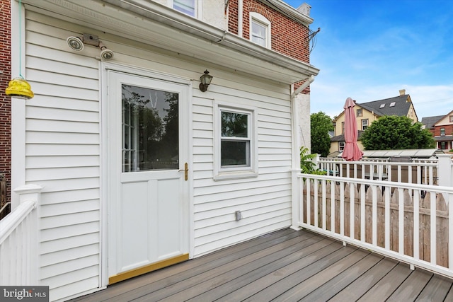 252 N 3rd St, North Wales, PA 19454 - view of wooden deck