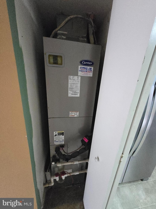 14 Riverside Run Dr, Indian Head, MD 20640 - utility room with heating unit