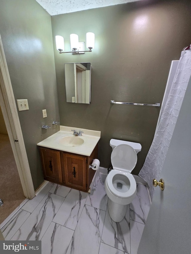 14 Riverside Run Dr, Indian Head, MD 20640 - full bath with vanity and marble finish floors
