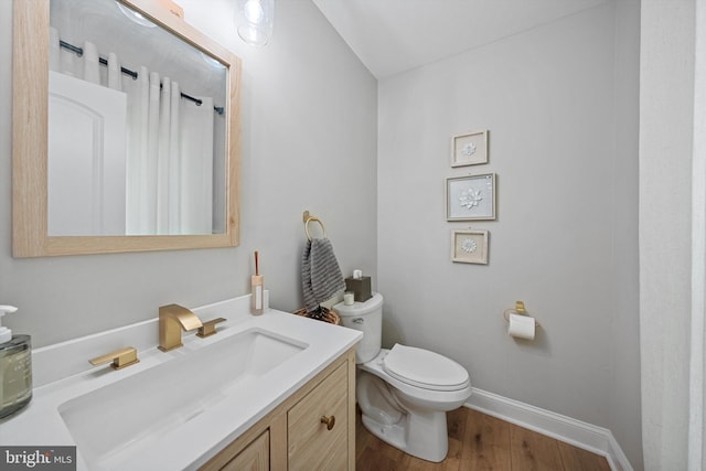 14731 Conway Dr, Manassas, VA 20112 - bathroom featuring vanity and wood finished floors