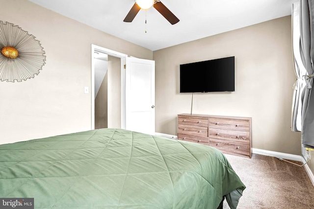 336 Imla St, Baltimore, MD 21224 - bedroom with carpet floors and a ceiling fan