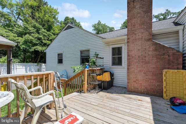 7022 High Bridge Rd, Bowie, MD 20720 - view of wooden terrace
