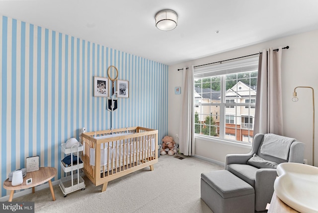 23230 Milltown Knoll Sq Unit 106, Ashburn, VA 20148 - bedroom with carpet floors and a nursery area