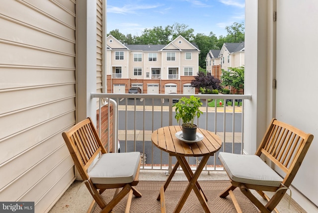 23230 Milltown Knoll Sq Unit 106, Ashburn, VA 20148 - balcony featuring a residential view