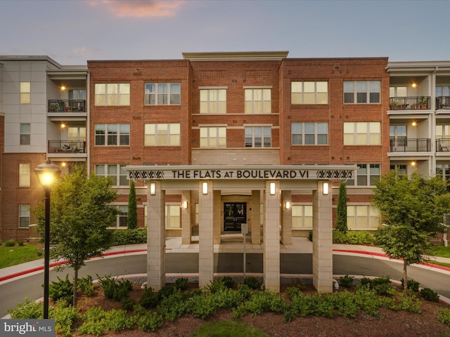 10755 Fairgrounds Dr Unit 223, Fairfax, VA 22030 - view of property at dusk