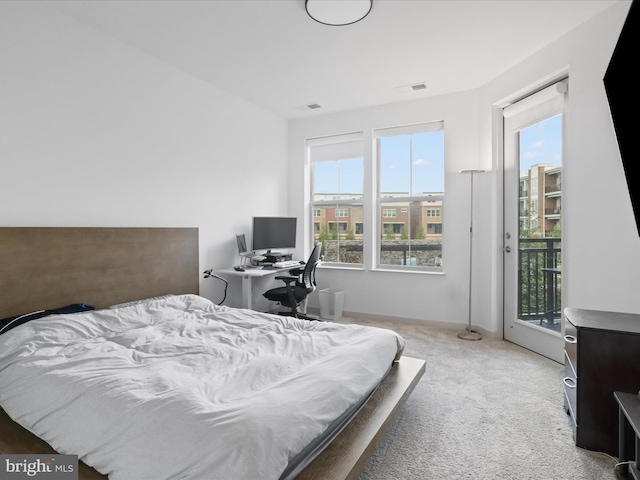 10755 Fairgrounds Dr Unit 223, Fairfax, VA 22030 - carpeted bedroom featuring access to exterior