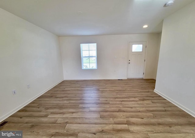 379 Eurasian Dr, Bunker Hill, WV 25413 - foyer entrance featuring wood finished floors and recessed lighting