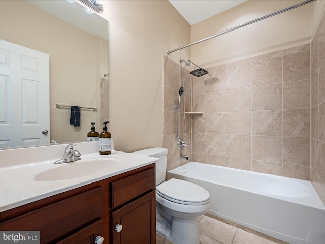 114 Renee Ln, Winchester, VA 22602 - bathroom featuring vanity, washtub / shower combination, and tile patterned floors