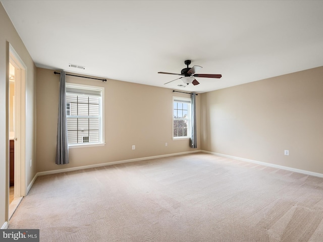114 Renee Ln, Winchester, VA 22602 - spare room featuring ceiling fan and light carpet