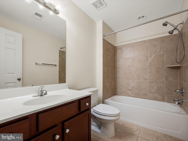 114 Renee Ln, Winchester, VA 22602 - full bathroom featuring vanity, bathtub / shower combination, and tile patterned floors