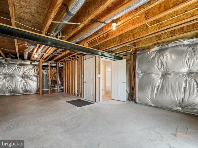 114 Renee Ln, Winchester, VA 22602 - unfinished basement featuring gas water heater