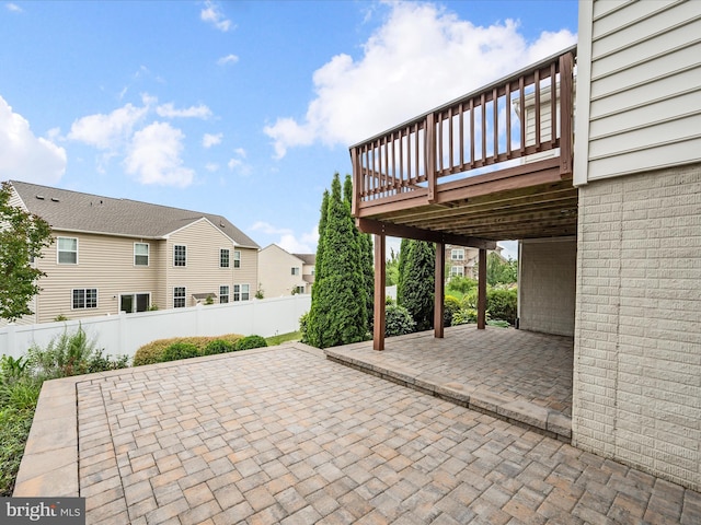 114 Renee Ln, Winchester, VA 22602 - view of patio / terrace featuring a deck and a residential view
