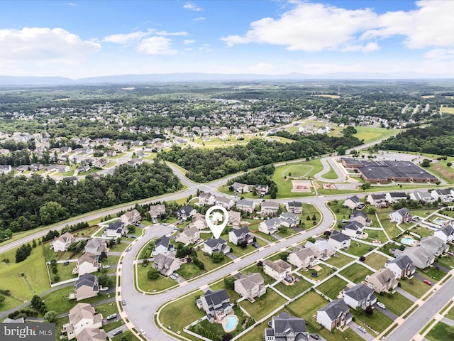 114 Renee Ln, Winchester, VA 22602 - aerial view of property and surrounding area with nearby suburban area