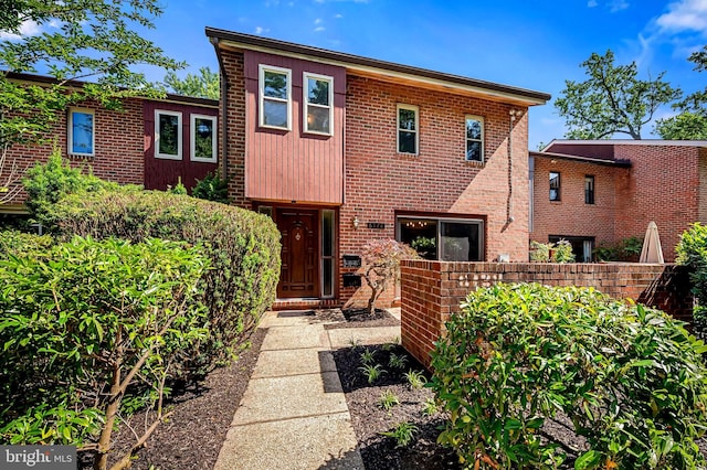 6128 Buckingham Manor Dr, Baltimore, MD 21210 - view of front of home featuring brick siding