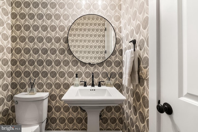 2407 N Nelson St, Arlington, VA 22207 - half bathroom with toilet
