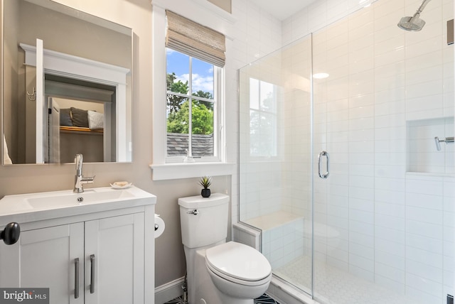 2407 N Nelson St, Arlington, VA 22207 - bathroom with a stall shower and vanity