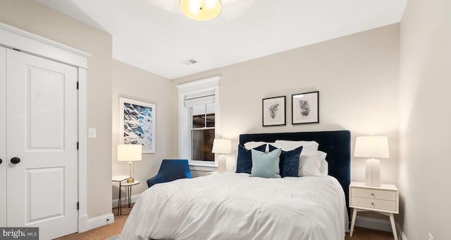 2407 N Nelson St, Arlington, VA 22207 - bedroom with baseboards and carpet flooring