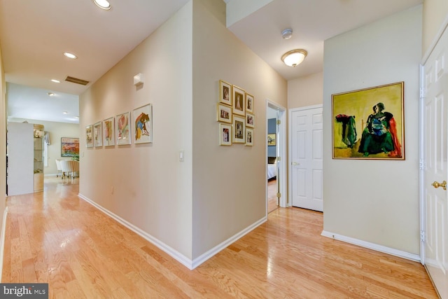 57 Harwood Rd, Monroe Township, NJ 08831 - hall with wood finished floors and recessed lighting