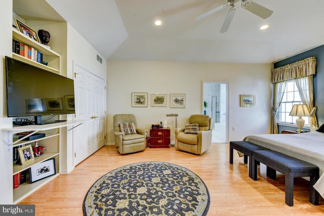 57 Harwood Rd, Monroe Township, NJ 08831 - bedroom with light wood-style floors and recessed lighting