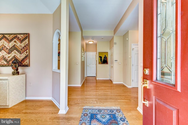 57 Harwood Rd, Monroe Township, NJ 08831 - entryway featuring light wood finished floors