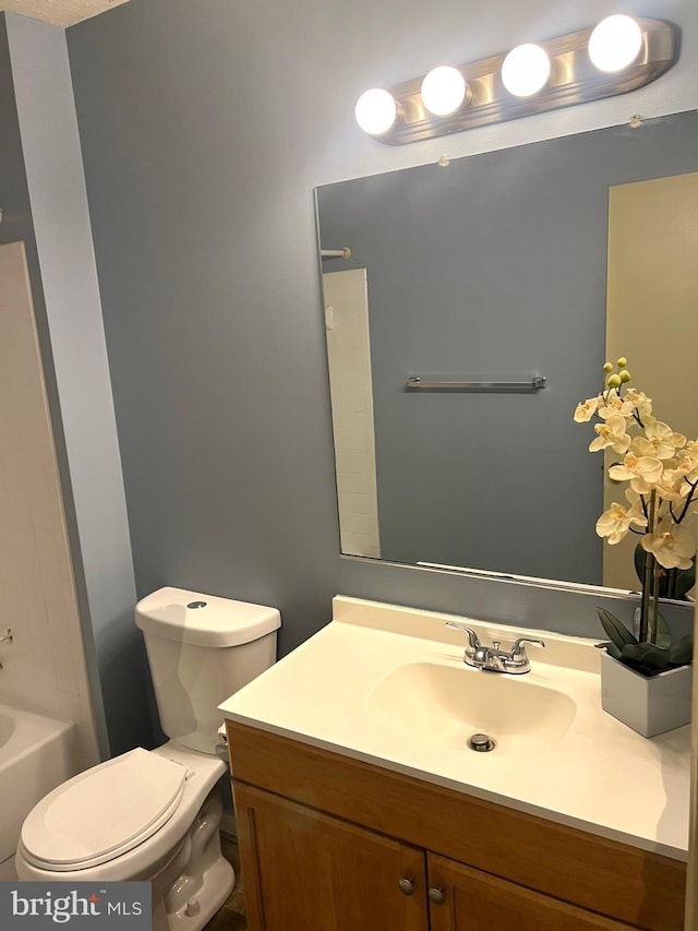 2177 Fawn Ct, Waldorf, MD 20602 - full bathroom featuring vanity and tub / shower combination